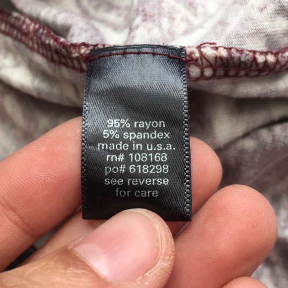 Flowy Rayon High-Rise Bell Bottom Flares - Picture 5 of 7